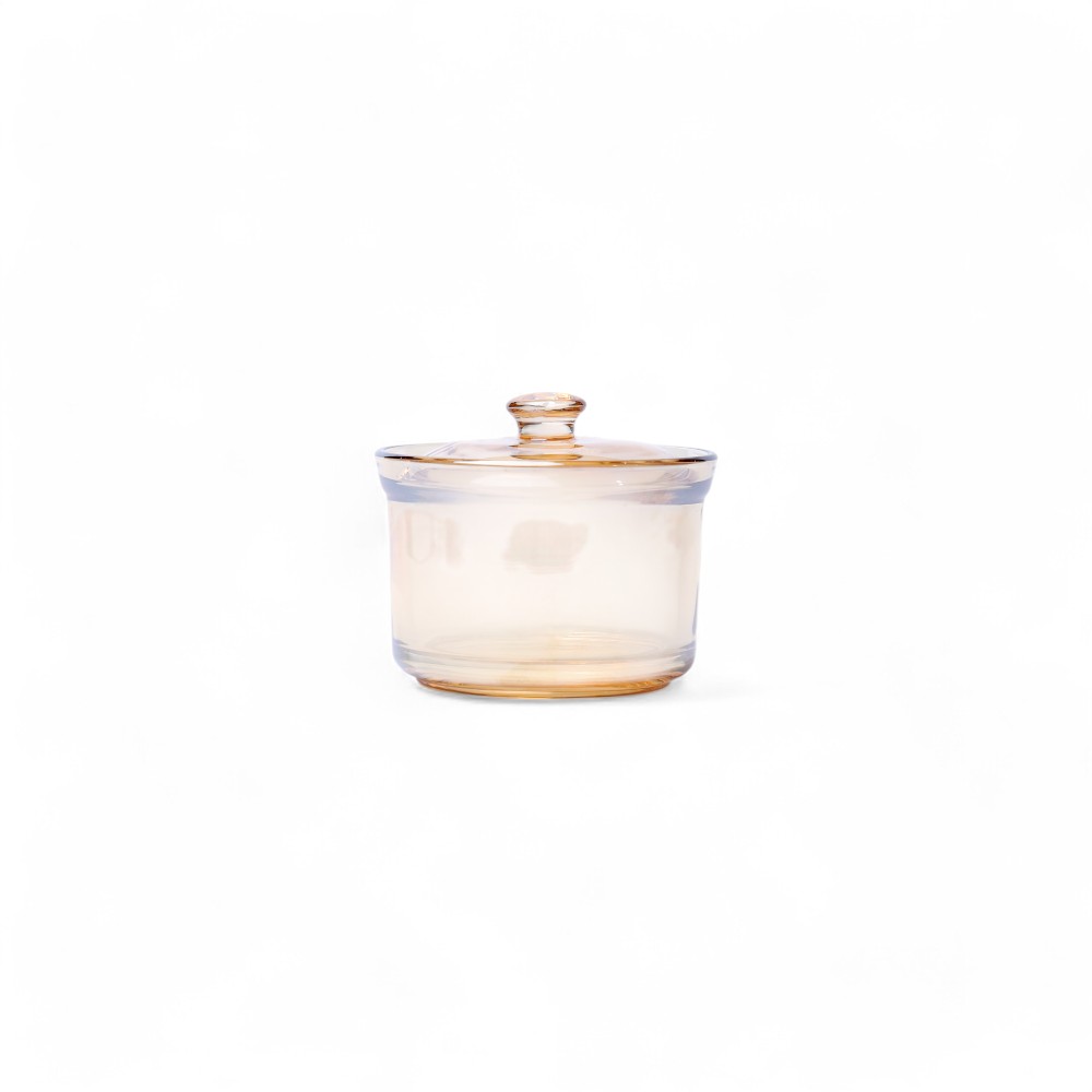 Сахарница стеклянная SUG301 DB-302-2 Медовый