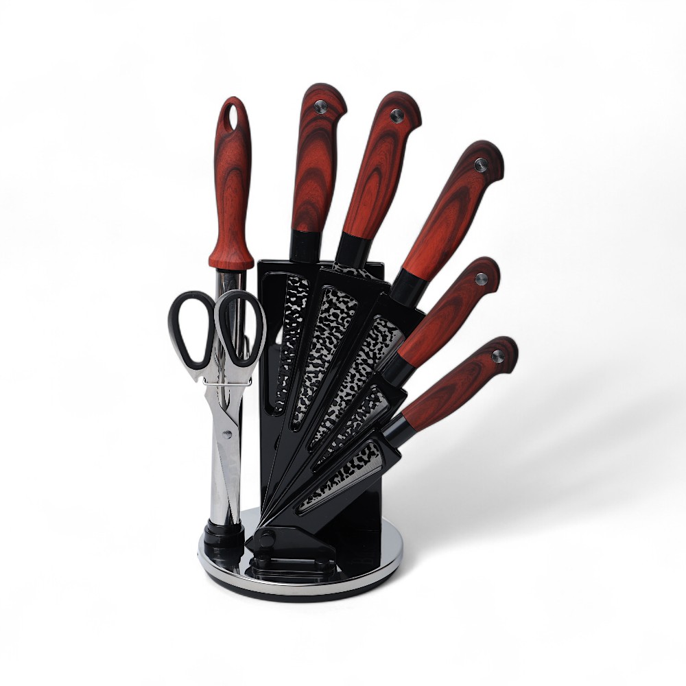 Набор ножей DB-151-12 красный