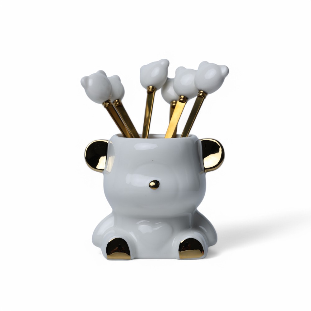 Набор десертных ложек DB-74-173 Белый