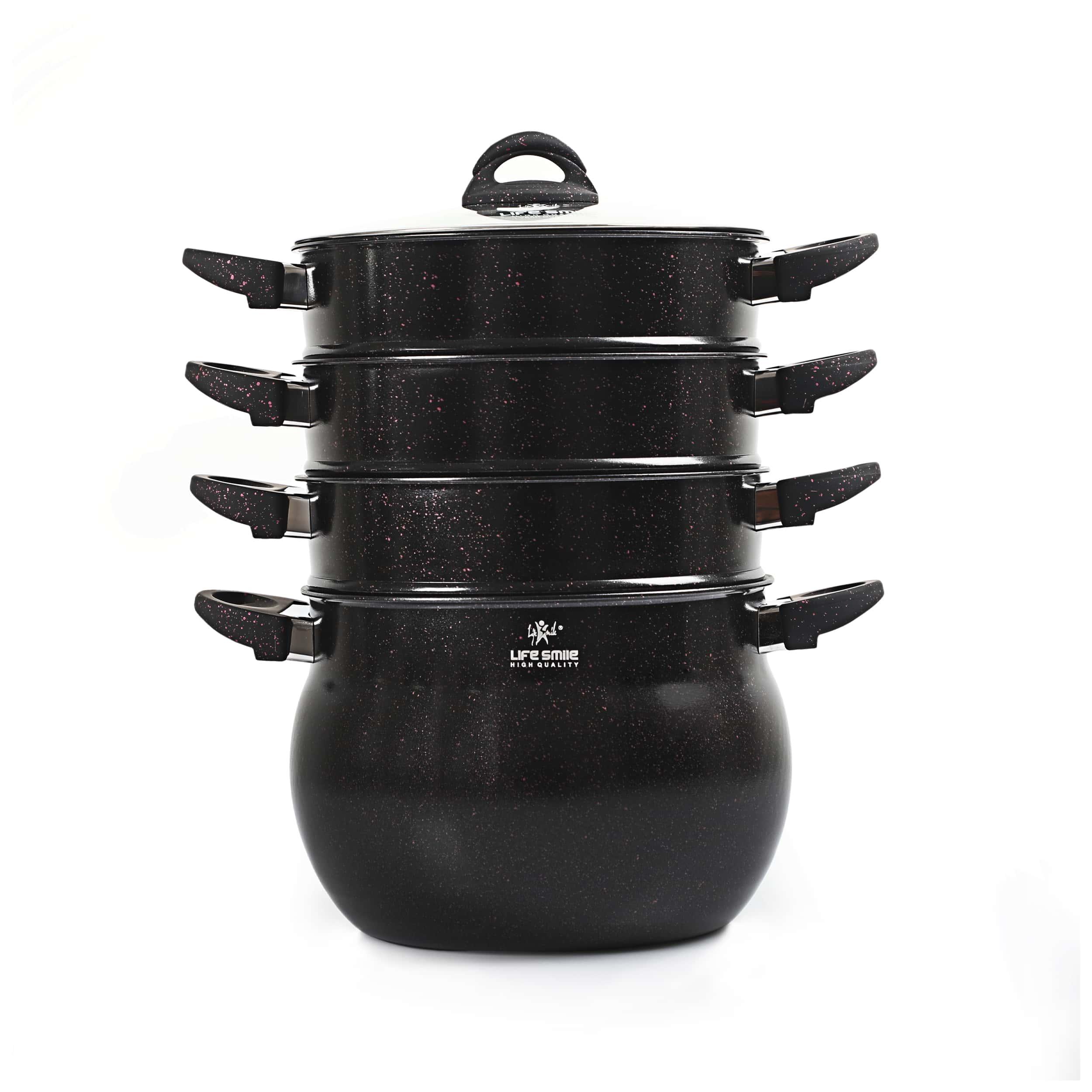 Мантоварка 15 л Life Smile красный LIFEP9S3-30