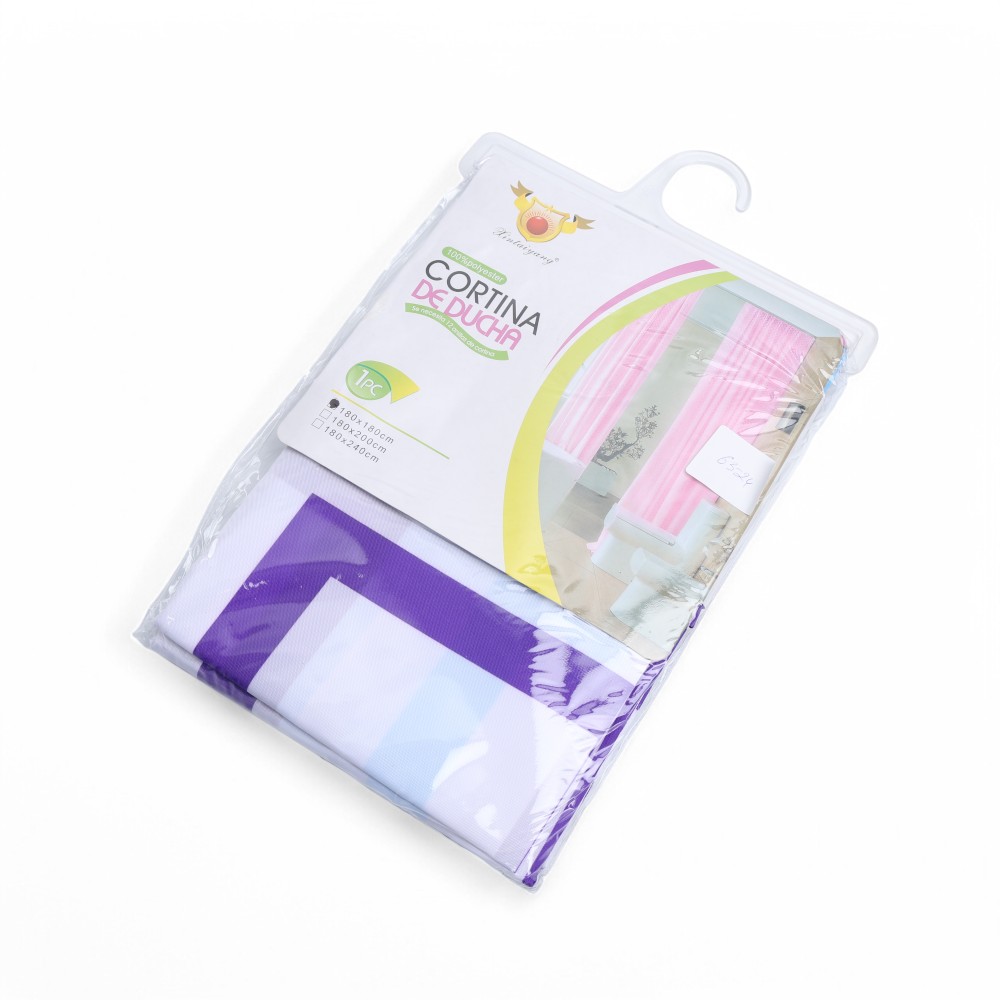 Шторы для ванной DB-63-24 розовый