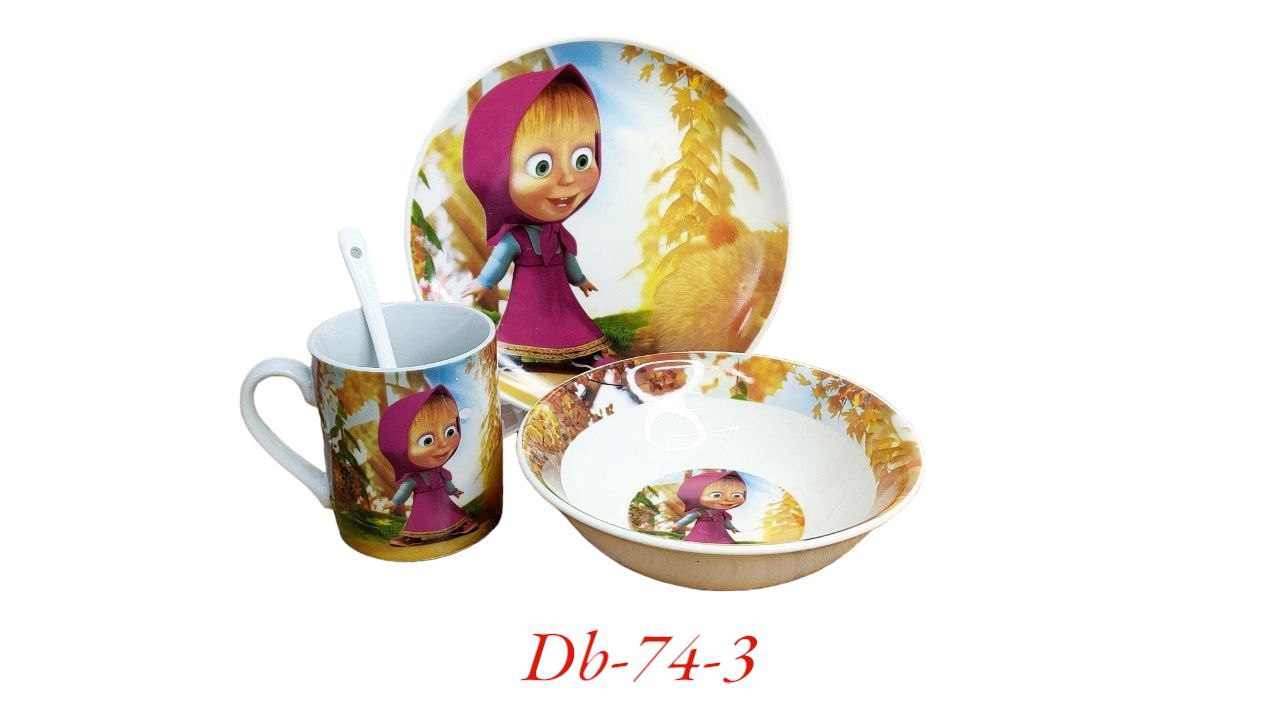 Керамические Детский набор 4 предметов DB-74-3