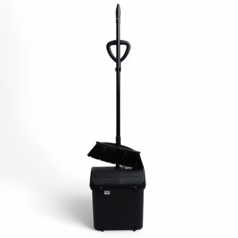Совок с веником DB-83-94 Черный