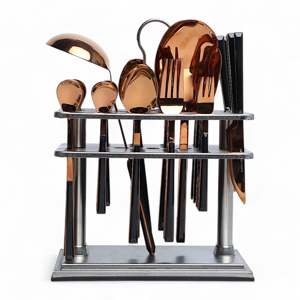 Набор ложек и вилок 38 pcs золотой CUT-38-4