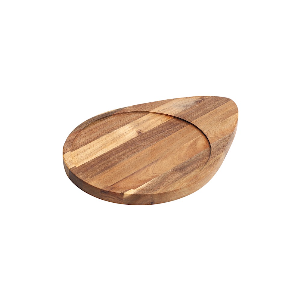 Доска бамбуковая овалная 35*25*2 см SV-35-3