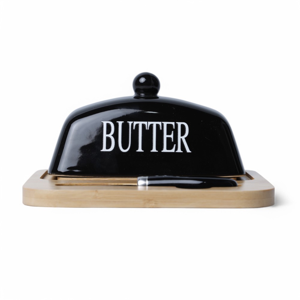 Маслёнка керамическая DB-74-178 Черный