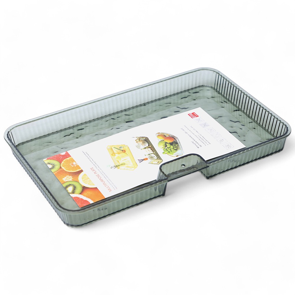 Поднос пластиковый 9522 Прямоугольный DB-152-282 Зеленый