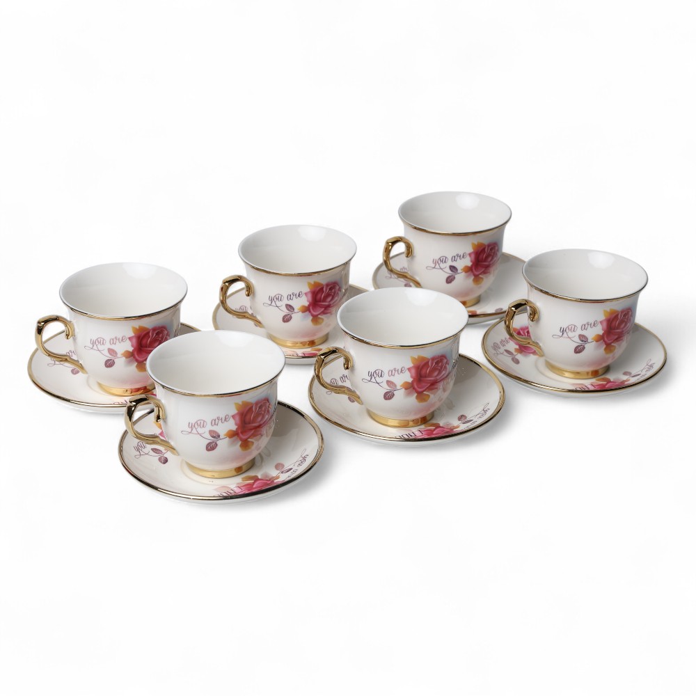 Чайный сервиз 15 шт DM26-54 Белый