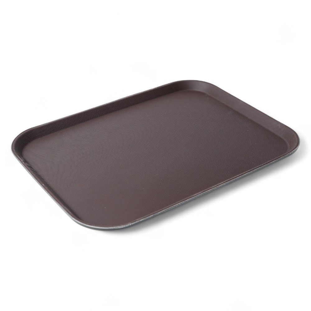 Поднос пластиковая XP-91-1 Коричневый 30*40 см