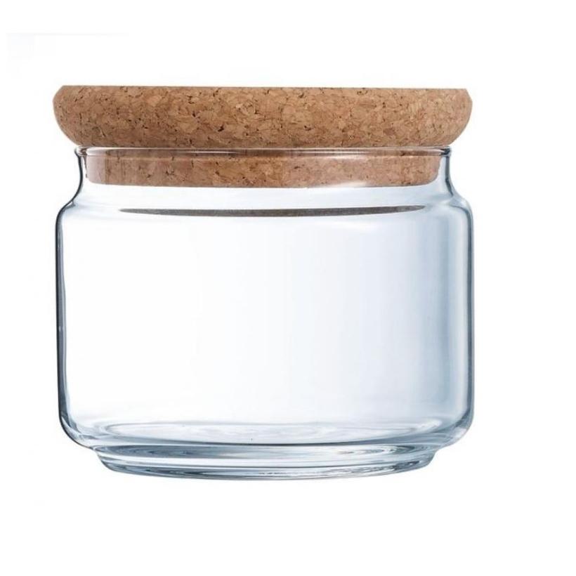 Банка LUMINARC PURE JAR CORK 500 мл P9619