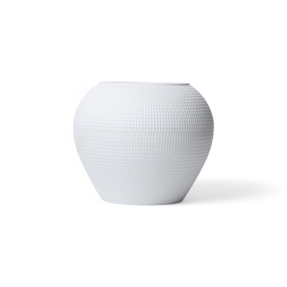 Горшок для цветов 2223N DB-153-7 белый