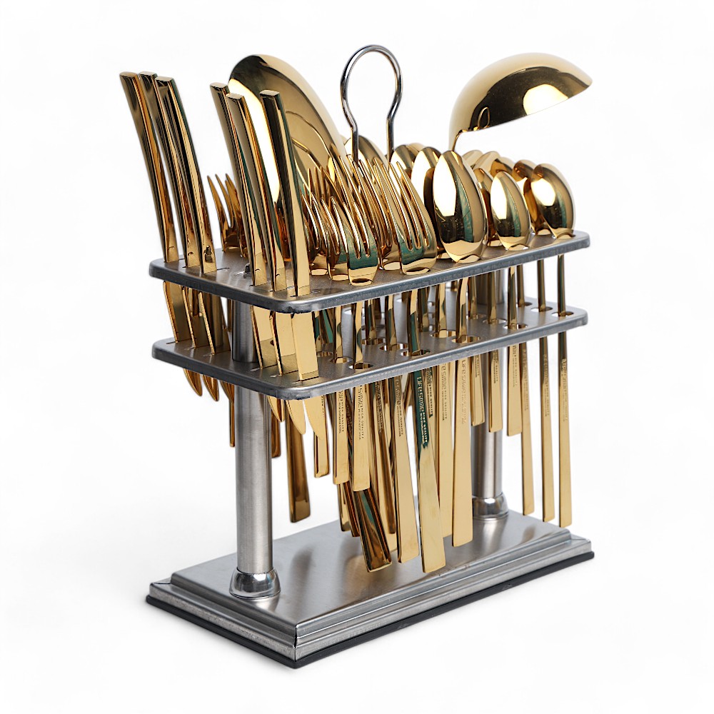 Набор ложек и вилок 38 pcs золотой CUT-38-6