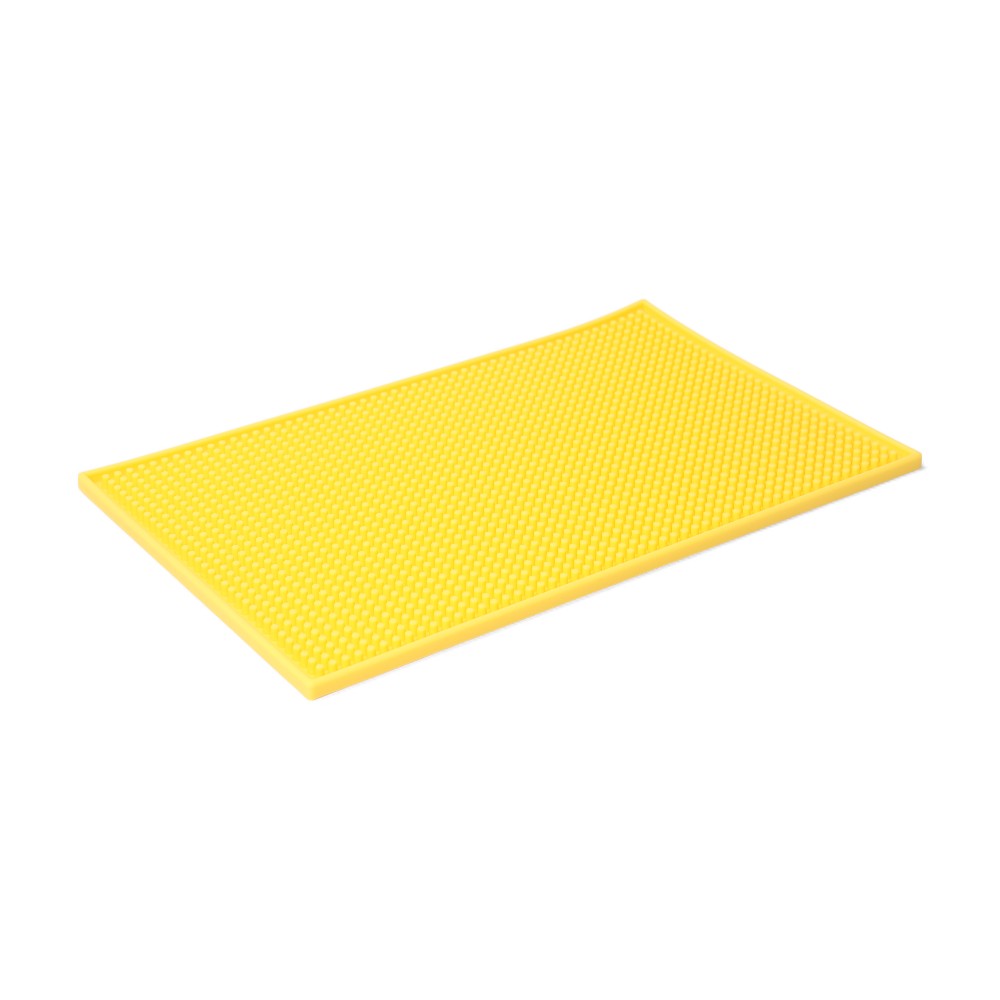 Коврик сушилка силиконовая 40*25 см DB-306-4 желтый