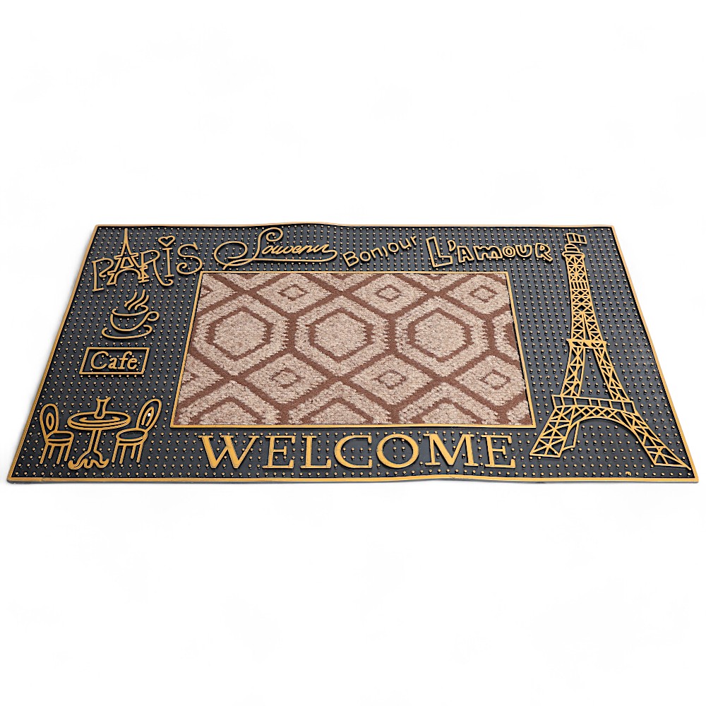 Коврик DB-98-17 бежевый