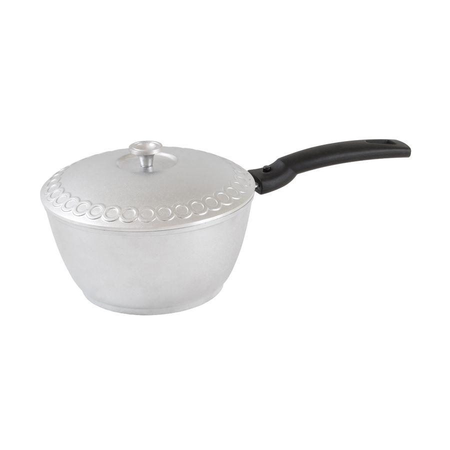 Ковш 1,5л с носиком, со съемной ручкой, стекл. крышкой, АП линия "Trendy style"(Malachite)