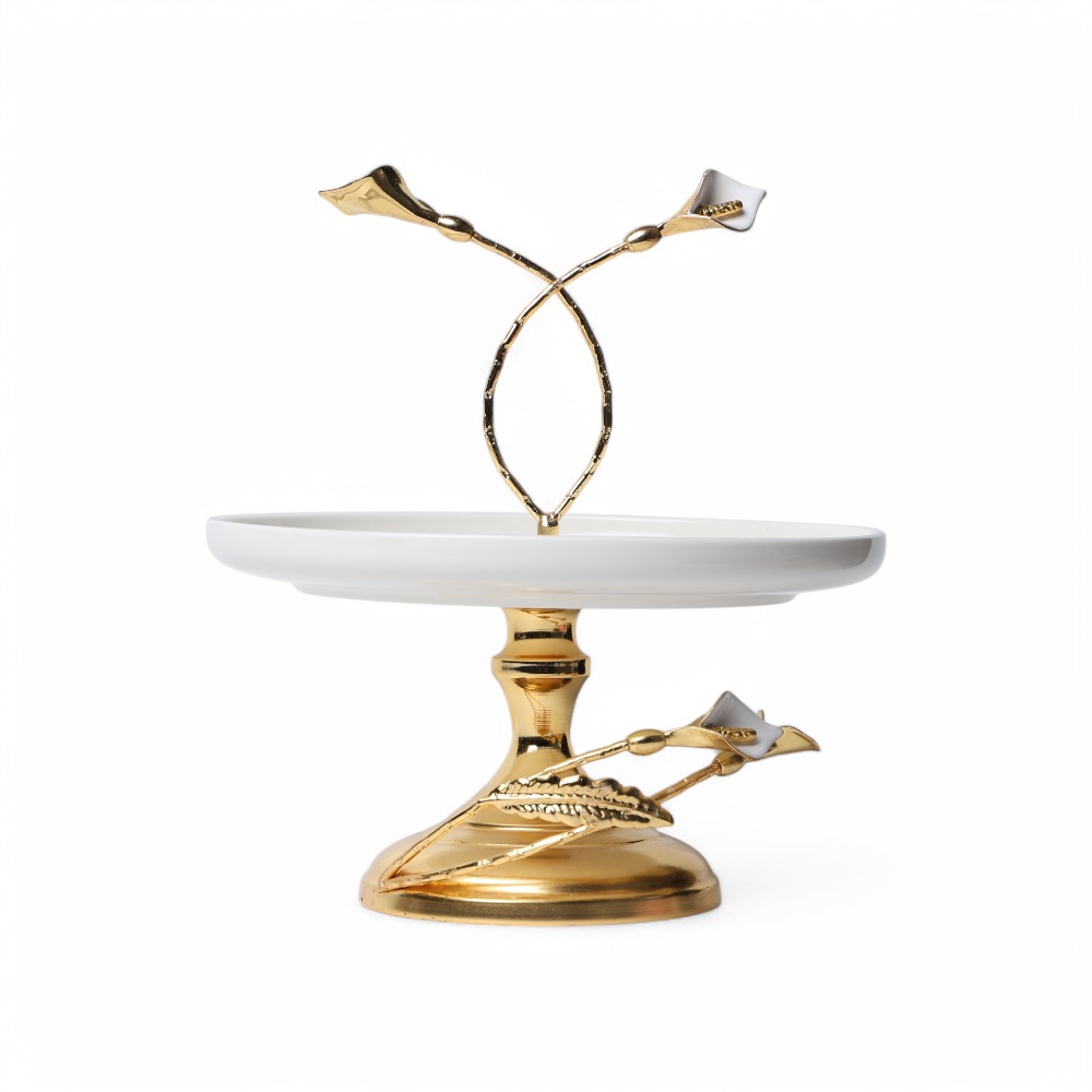 Конфетница керамическая DB-86-129 Белый