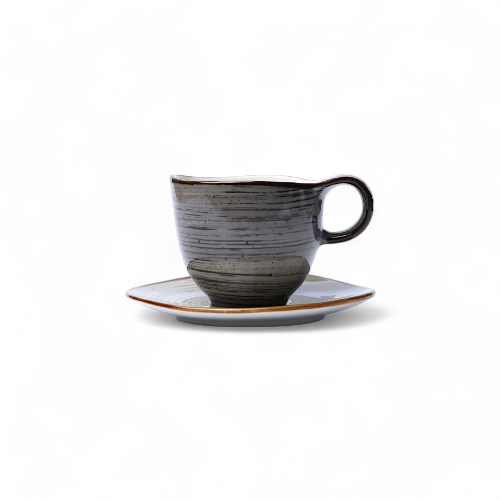 Чашка с блюдцем Danny Home DB-86-6 Серый