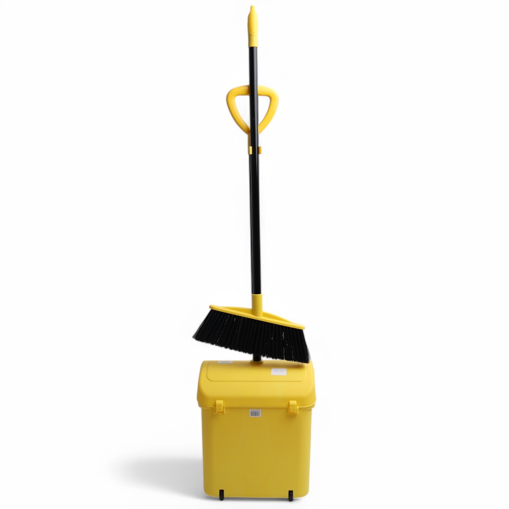 Совок с веником DB-83-95 Желтый