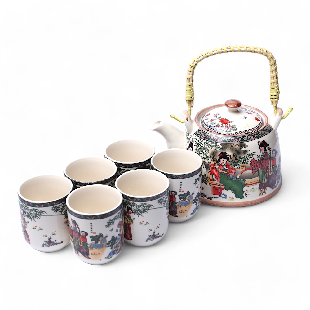 Чайник набор DB-141-12 коричневый