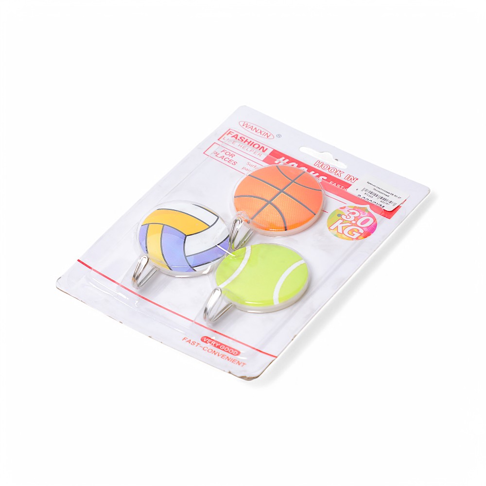 Крючки пластиковые DB-80-27 Разноцветный