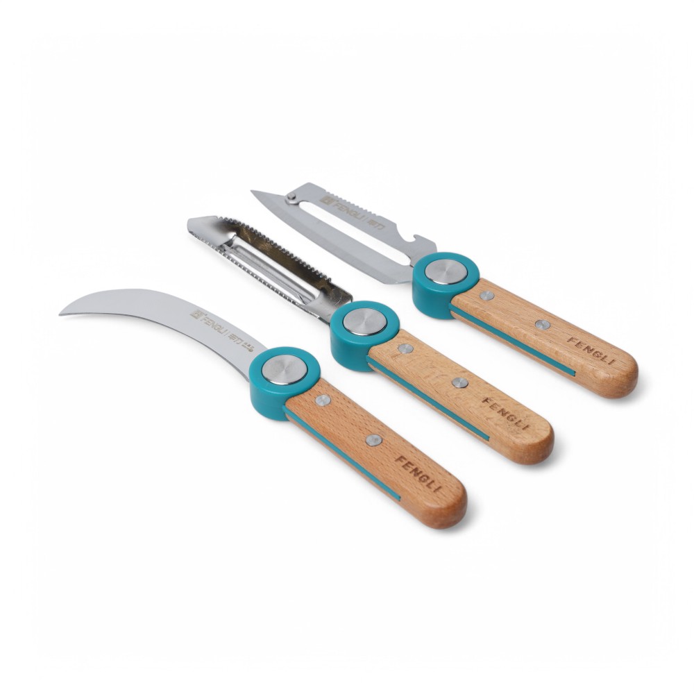 Набор Ножей 3 шт DB-105-37 Деревянный