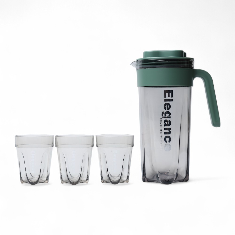 Графин набор акриловый DB-152-178 Зеленый