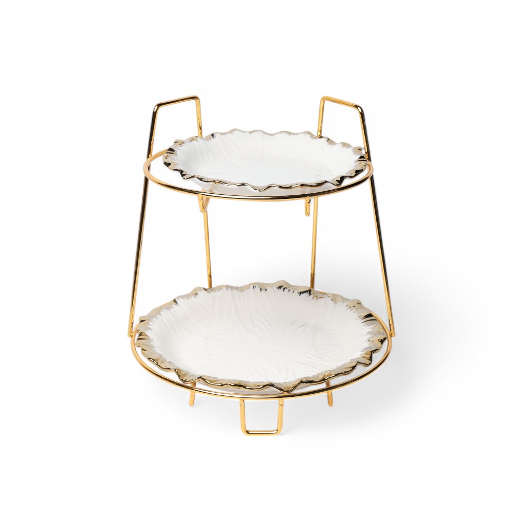 Этажерка керамическая Золотой DB-74-168