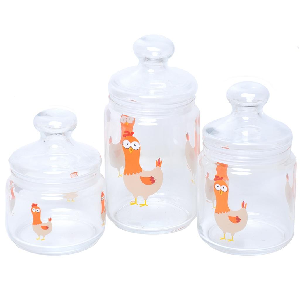 Банка LUMINARC POULE POT CLUB 3 pcs V6767