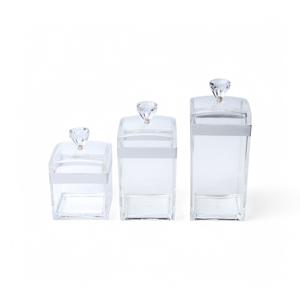 Банка Акриловая Для Спецы F3675LS3 DB-15-130 Прозрачный