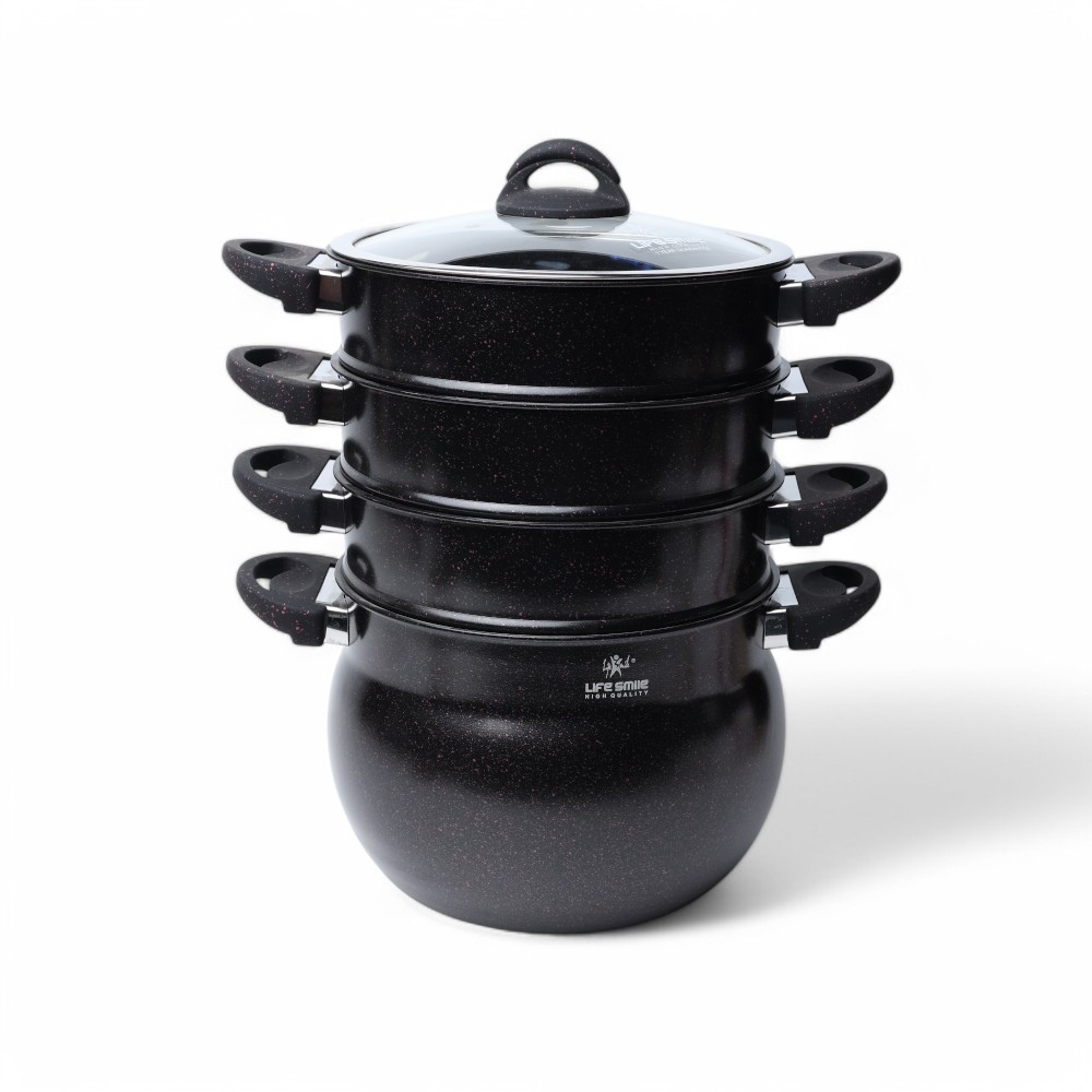 Мантоварка красный 8 л Life Smile LIFEP9S3-24