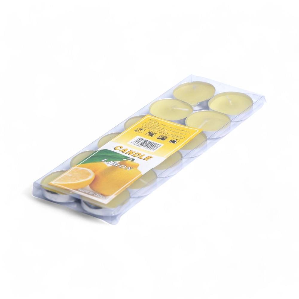 Свеча ароматизированная 12 шт DB-71-2 DB-71-2 желтый