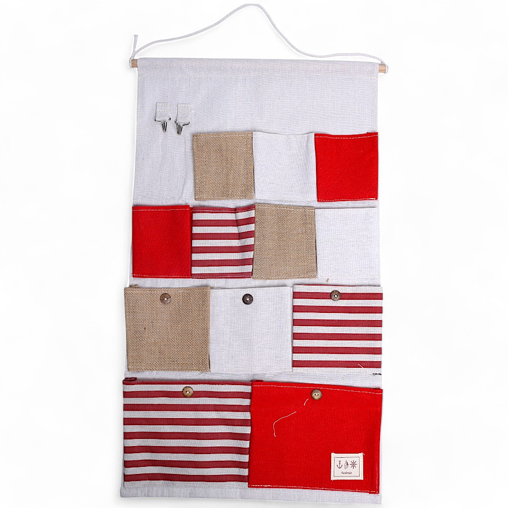 Настенный органайзер для белья DB-140-30 красный