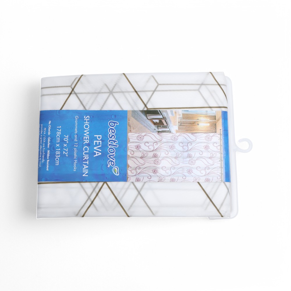 Шторы для ванной белый 4 DB-63-13