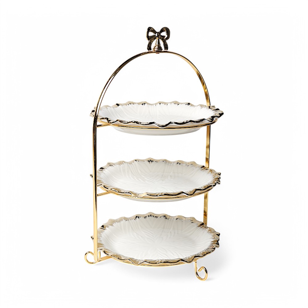 Этажерка керамическая Золотой DB-74-166