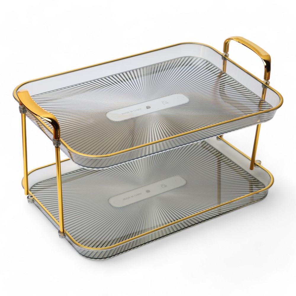 Органайзер акриловый двухэтажный 1881D2-M DB-152-91 Зеленый