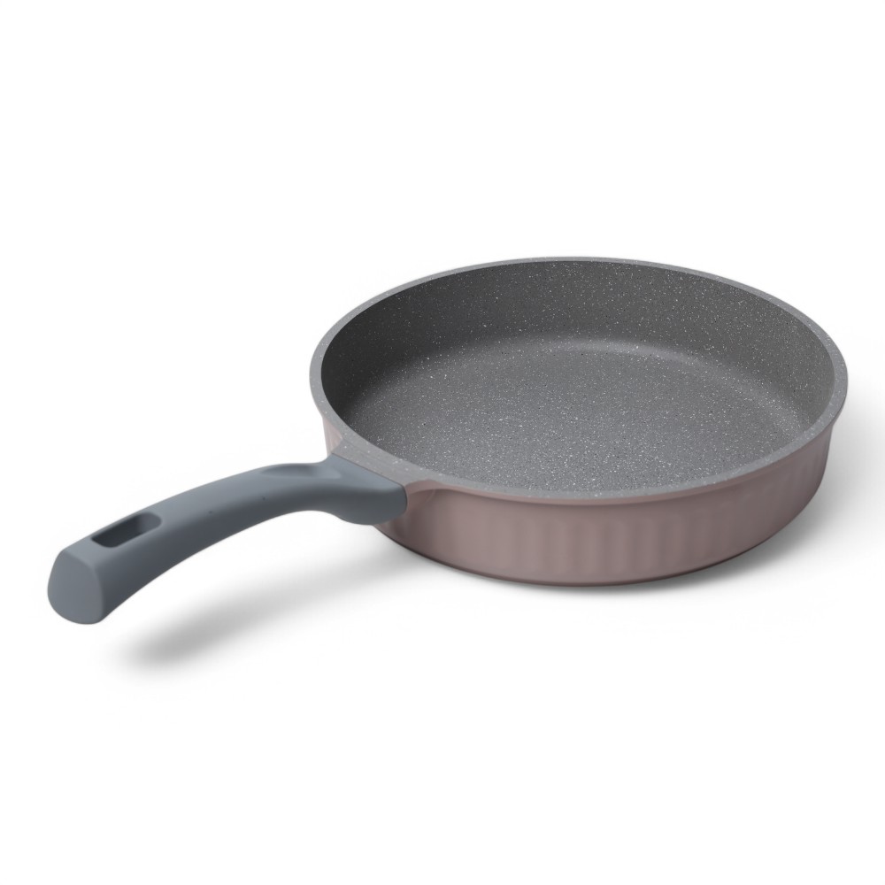 Сковорода 260мм с ручкой, АП линия "Stella" (cappuccino) сск260а