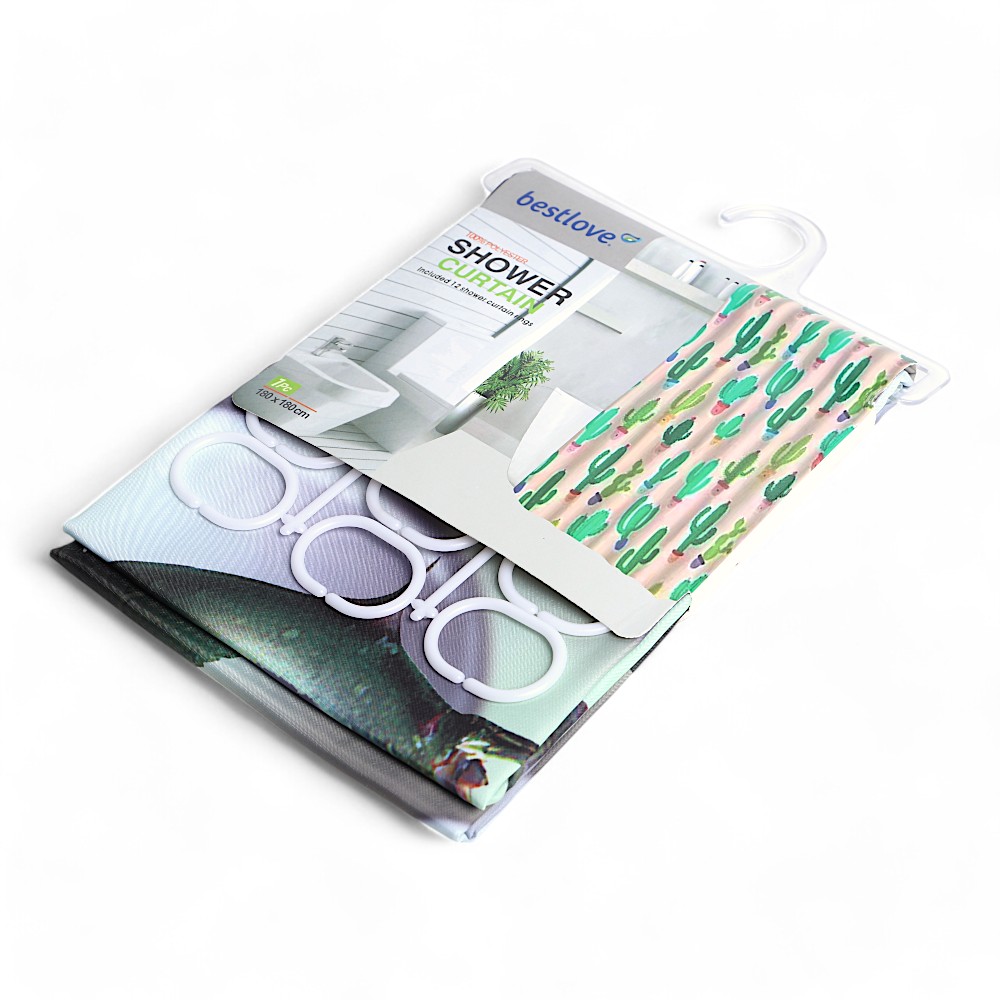 Шторы для ванной DB-63-24 фиолетовый