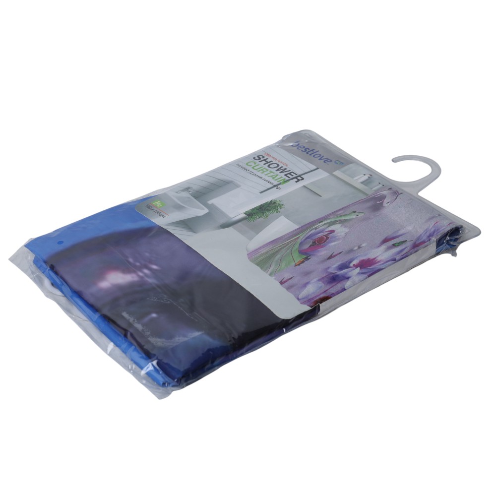 Шторы для ванной DB-63-24 синий