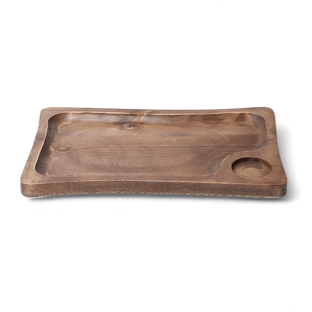 Блюдница для подачи деревянная 67-37 YOG'OCH35