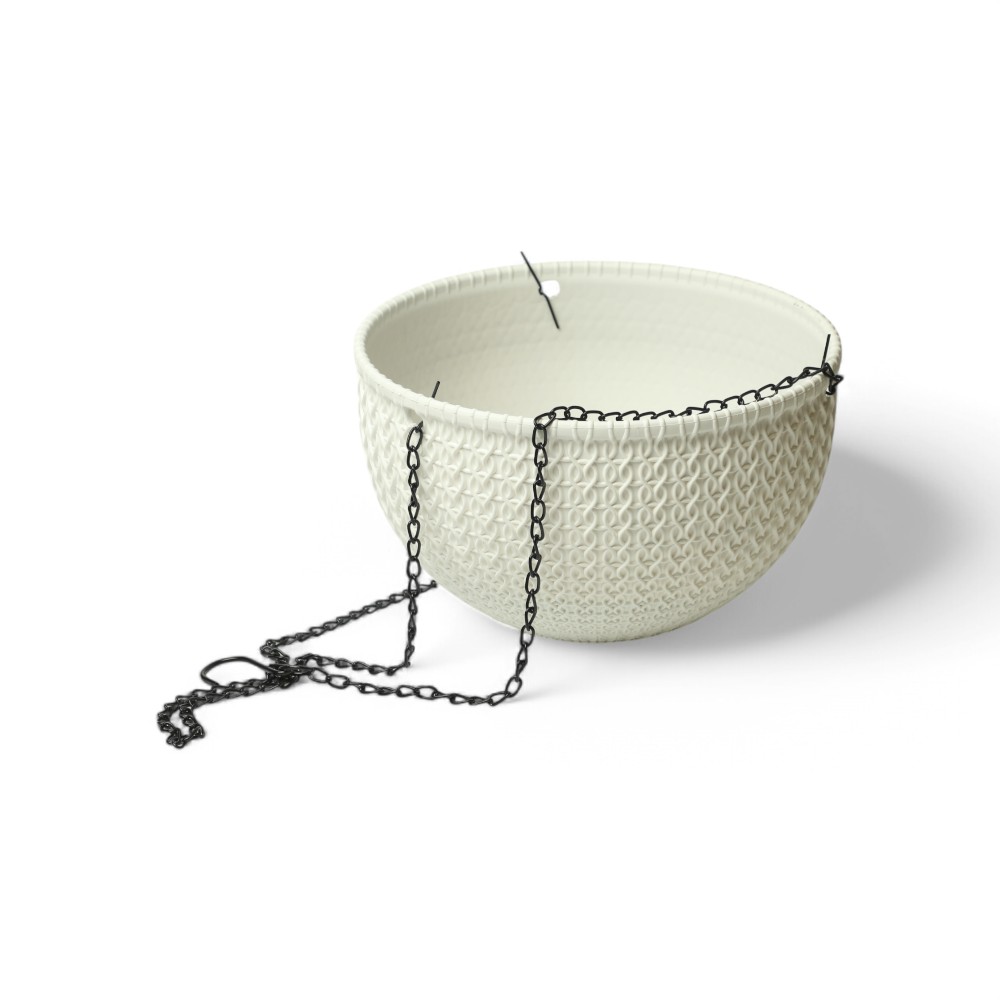 Горшок для цветов 7030W DB-153-29 белый