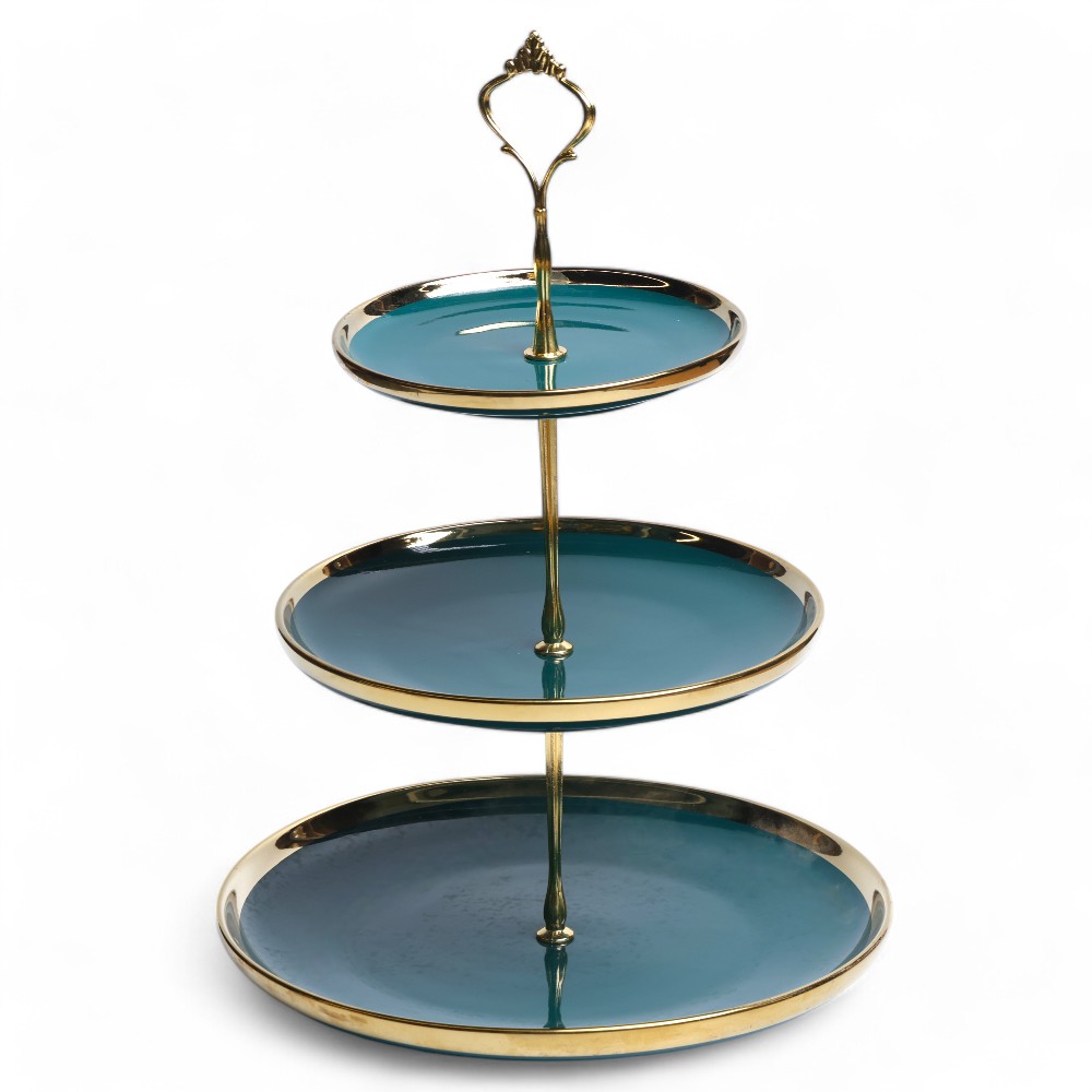 Этажерка керамическая 3 pcs Royal Home R-08 Зеленый