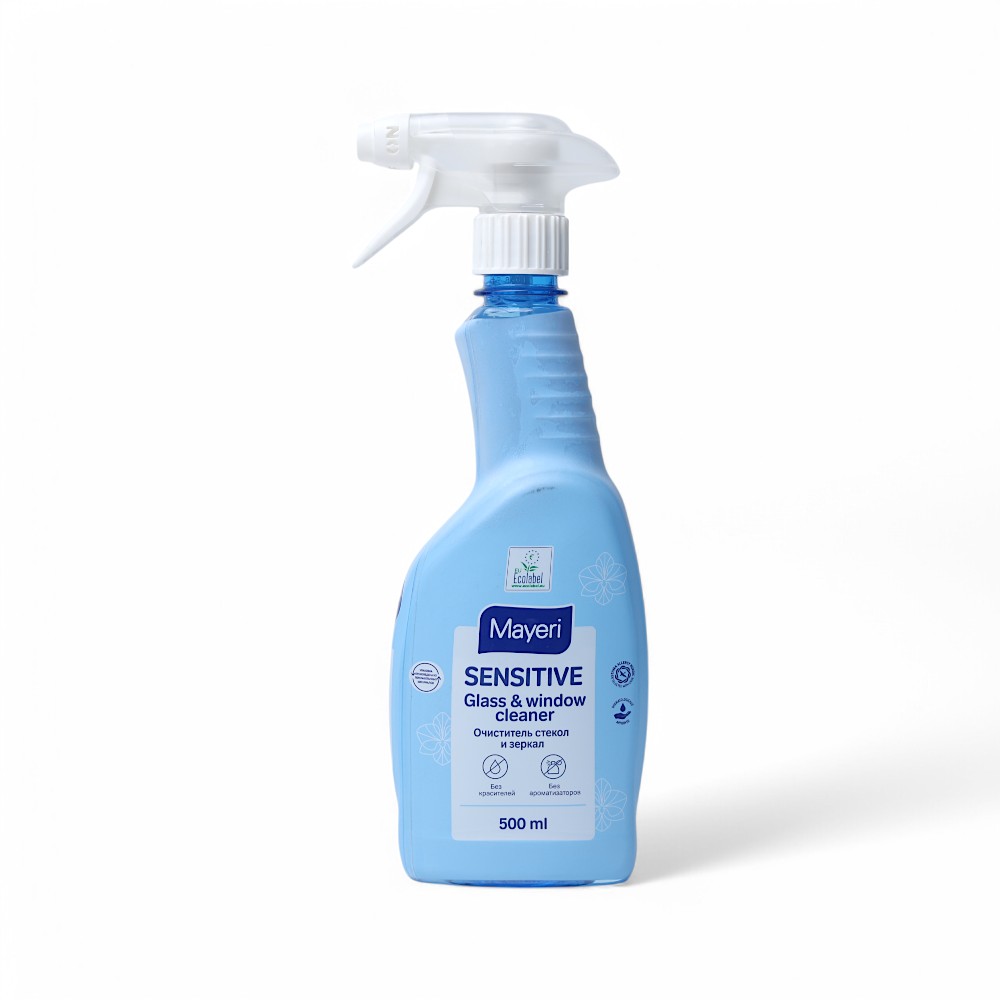 Mayeri Sensitive средство для мытья стекол со спреем, 0,5л*8, K723