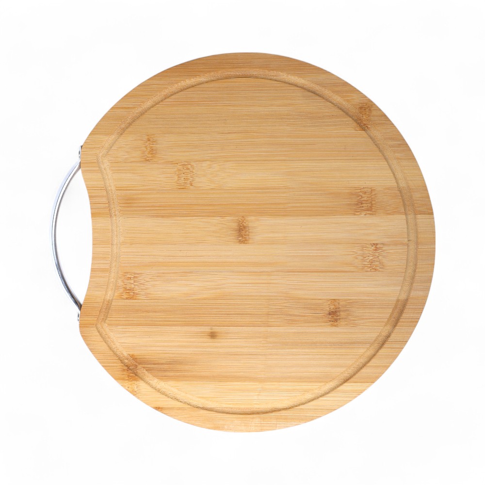 Доска разделочная круглая 28 см бамбук DB-13-5 натуральный