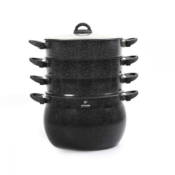 Мантоварка 15 л Life Smile Черный LIFEP9S3-30