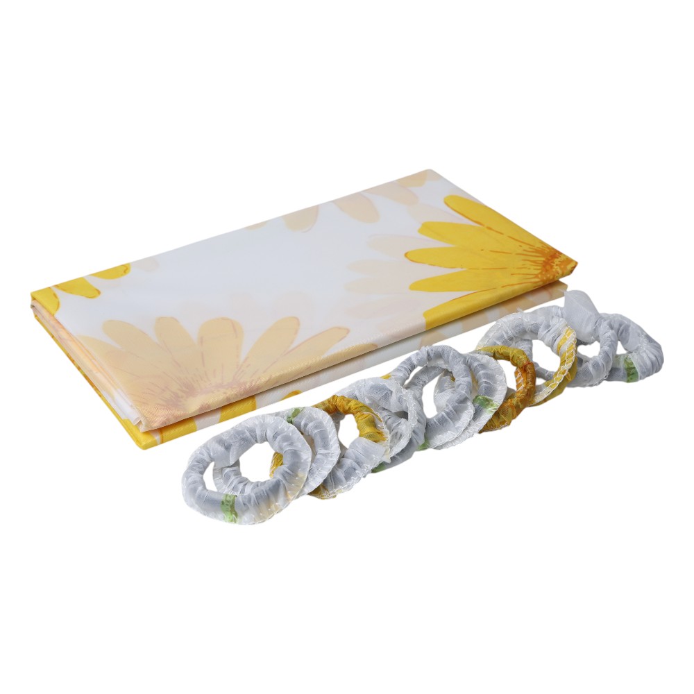 Шторы для ванной DB-63-10 желтый