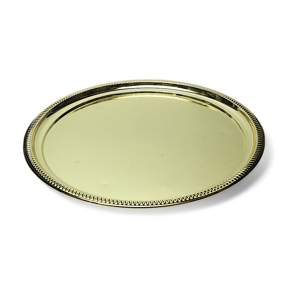 Поднос металлический DM4-52 Золотой