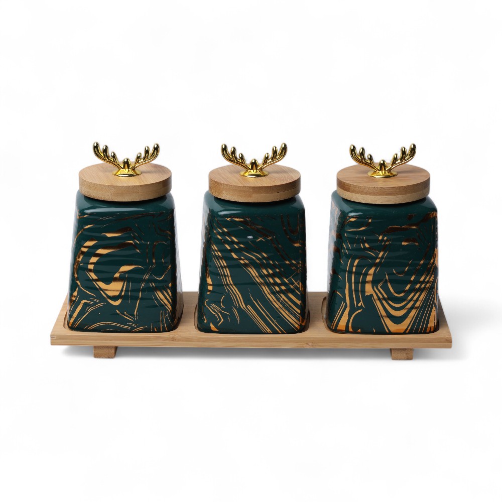 Набор банок 3 pcs 22-245 Черный