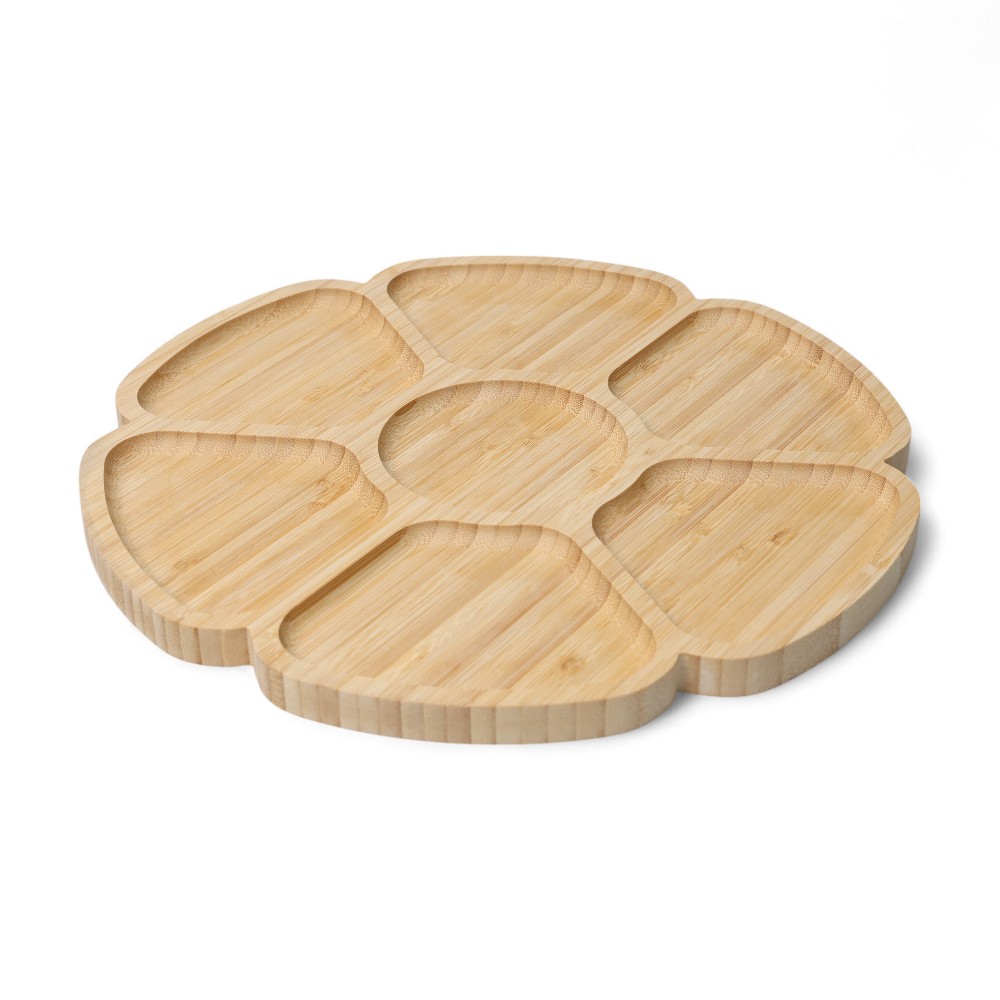 Менажница бамбуковая 30 см DB-19-13 Натуральный