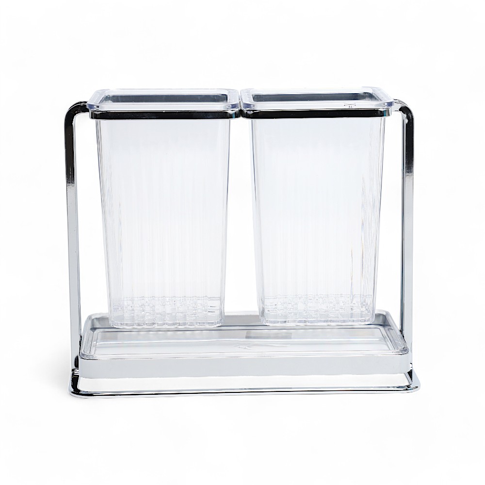 Подставка для столовых приборов 1DB-2-164 прозрачный