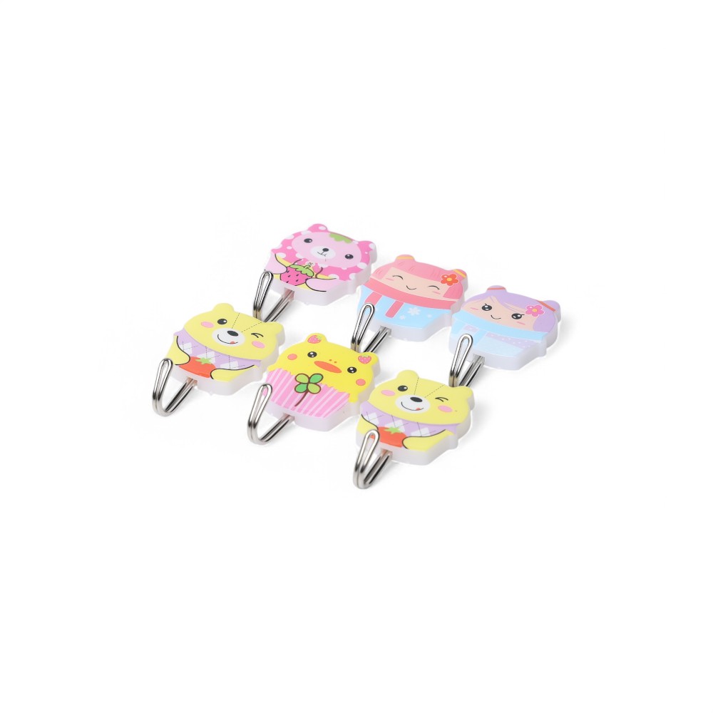 Крючки пластиковые DB-80-25 Разноцветный